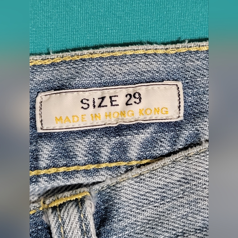Madewell Rough Hem Cut Off Shorts Light Wash Size 29 - Picture 6 of 10